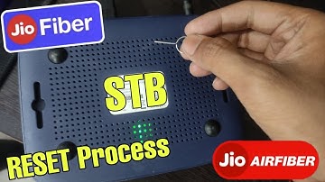 Jio airfiber set top box reset process | How to reset jio airfiber set top box offline method