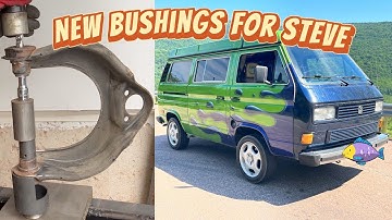Easy Way to Replace VW Vanagon Upper Control Arm Bushings