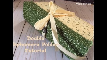 Double File Ephemera Folder