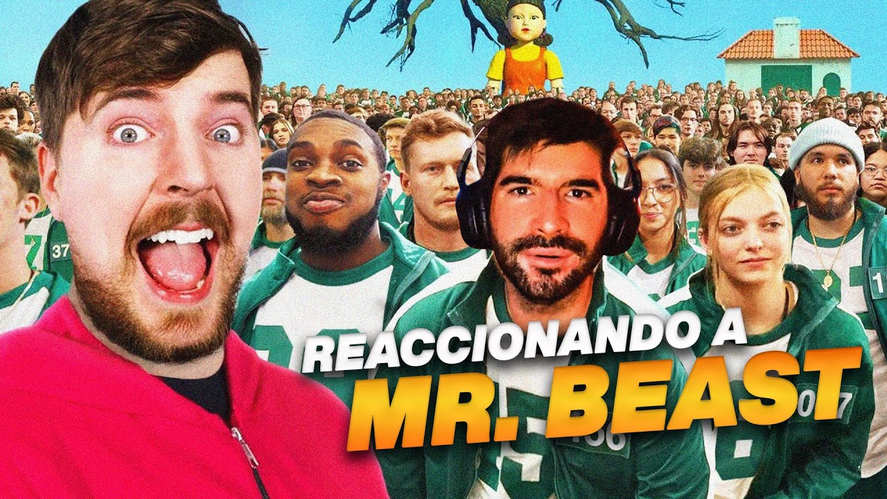 REACCIONANDO al JUEGO del CALAMAR de MR BEAST !!