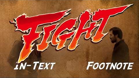 In-text Citations vs Footnotes