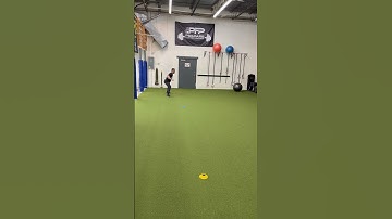 Multi directional speed / lateral to linear speed training #speed #sprinttraining