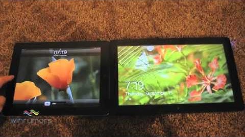 Windows 8 Slate VS. Ipad2 IOS 5