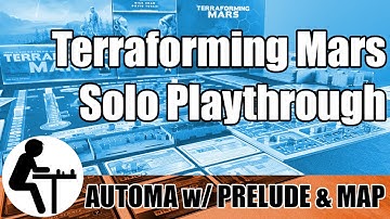 Terraforming Mars Solo Playthrough: Automa w/ Prelude & Map