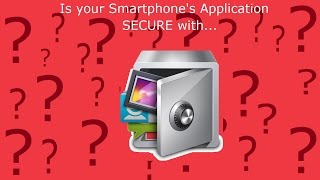 Is your Smartphone's Applications SECURE with AppLock [Domobile]???