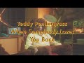 When Somebody Loves You Back - Teddy Pendergrass | Lyrics | The Drummer Who Became a Soul Legend