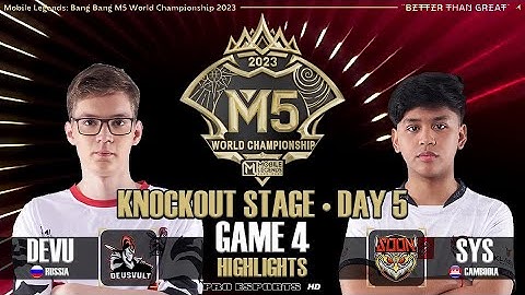 DEUS VULT VS SEE YOU SOON GAME 4 HIGHLIGHTS | M5 WORLD CHAMPIONSHIP KNOCKOUT STAGE • DAY 5