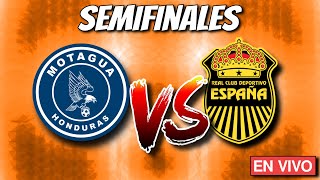 Motagua Vs Real España En Vivo Semifinal De Liga Nacional