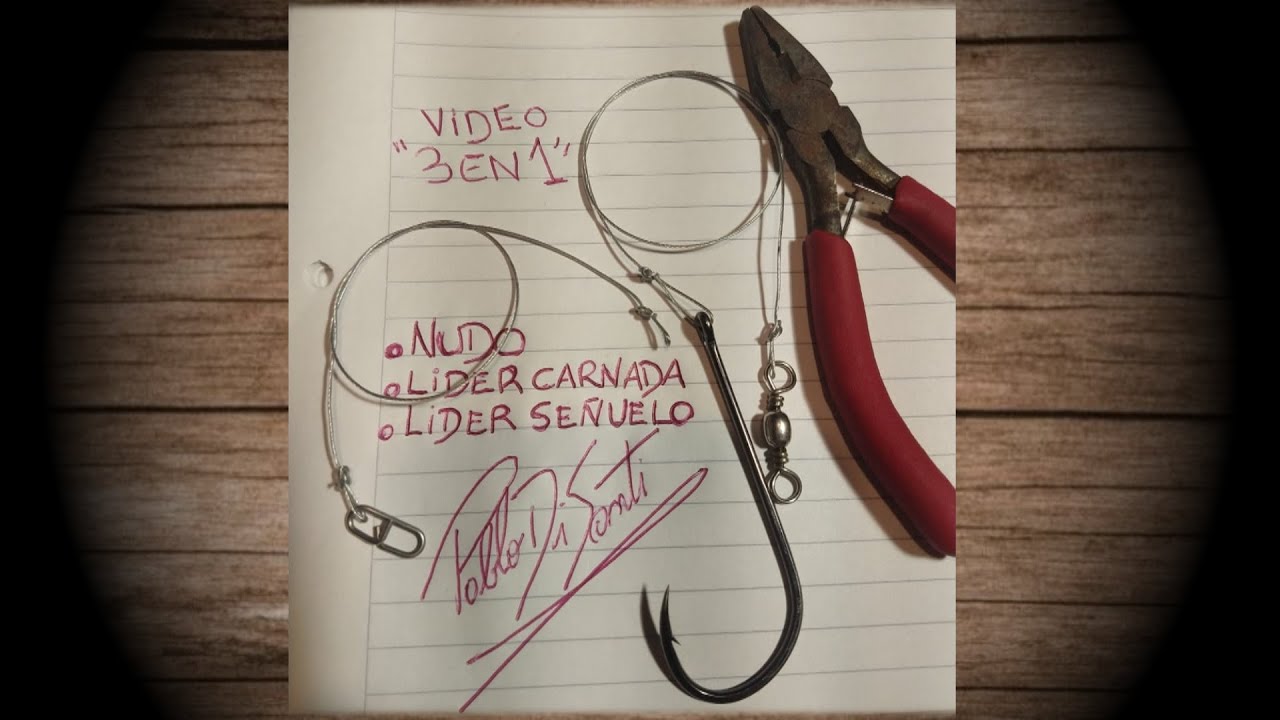 3 EN 1 - * Nudo * Lider para carnada * Lider para señuelo*