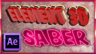 Element 3d and Saber