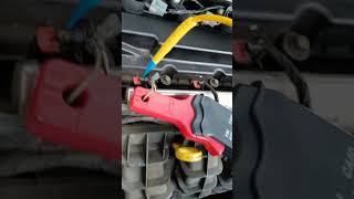 How to check injector current and voltage at the same time with labscope.