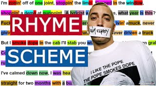 Eminem - FACK | Rhyme Scheme