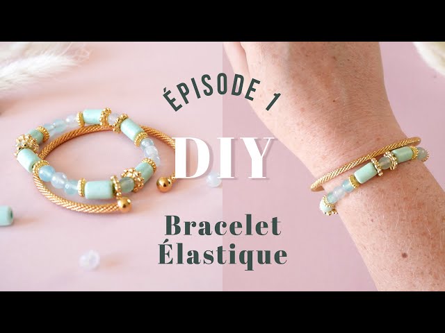 Tuto Bracelet élastique avec perles colorées - Perles & Co