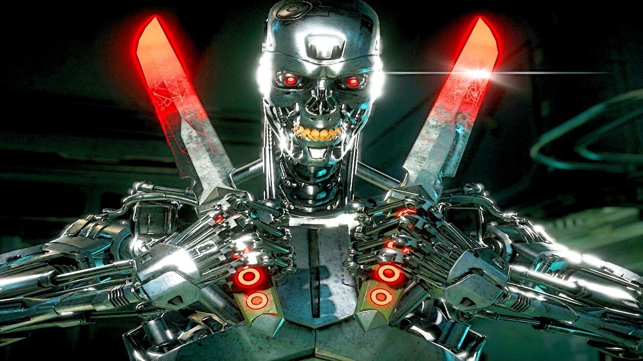 MK11 Endoskeleton Terminator Performs All Victory Celebrations YouTube