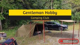 新幕ZUKKマギーTC &新品FUTURE FOX薪ストーブでのキャンプ 田辺川湯キャンプ場@nenecocokiki.27 Gentleman Hobby Camping Club
