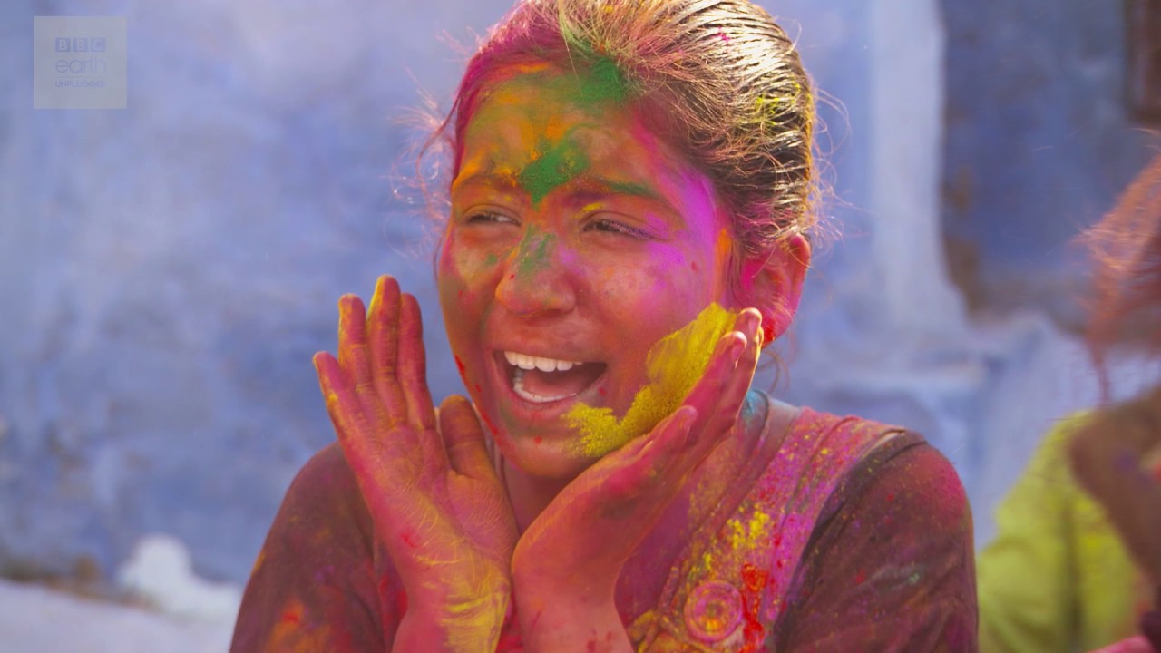 Holi Festival Of Colour  Planet Earth II  Cities Behind The Scenes