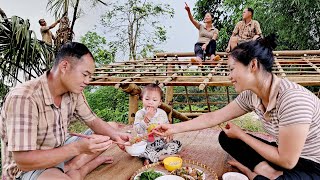 2 days of renovating and rebuilding a bamboo house with thatched roof | La Thị Lan