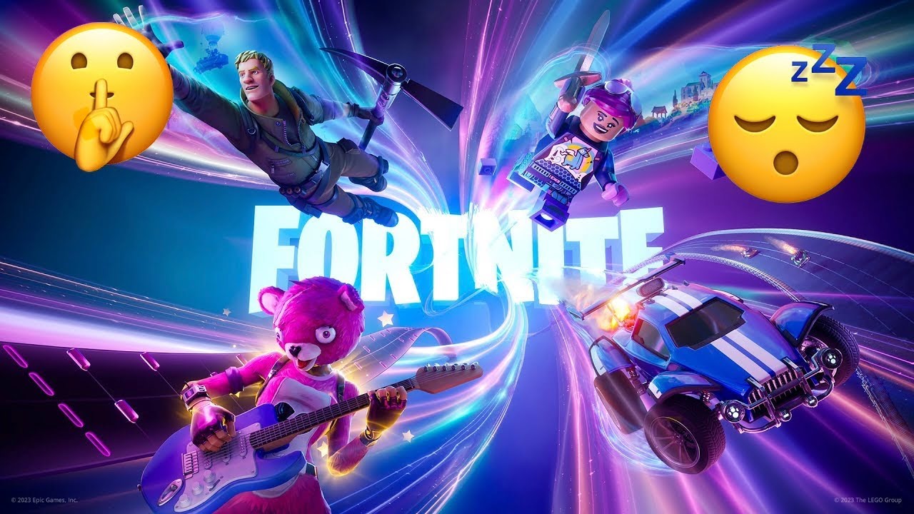 ASMR Fortnite to get you to relax! *Whisper with gum chewing*