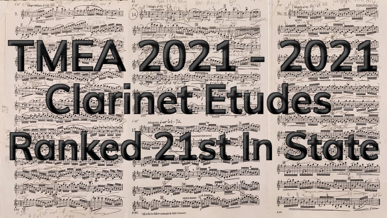 TMEA 2021 2022 All Etudes YouTube