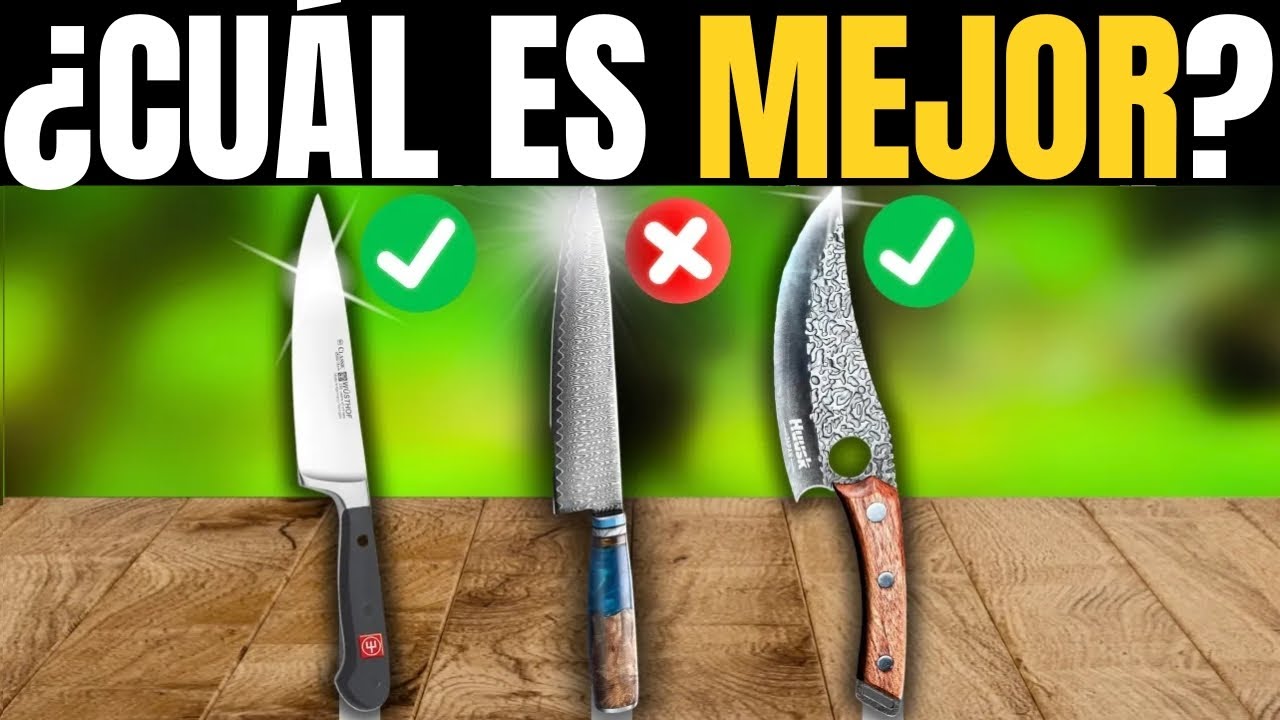 Los Mejores Cuchillos de Cocina Calidad-Precio de 2026 [NO COMPRES EL MODELO EQUIVOCADO]