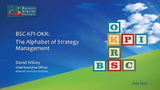 BSCKPIOKR: The Alphabet of Strategy Management