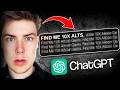 8 ChatGPT Prompts I Use to Uncover 10× Altcoins (Copy & Paste)