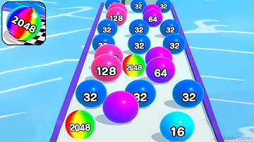 Ball Run 2048 - All Levels Gameplay Walkthrough Android,Ios (Level 81-90)