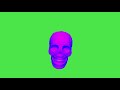 Green Screen Transition Effect,Skull Transition  Effect Chroma Key Green Screen