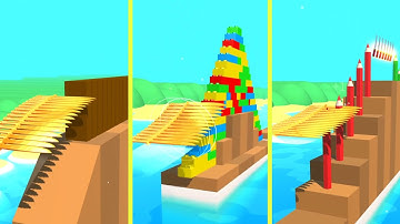 Flying Cut - Very Satisfying and Relaxing ASMR Slicing Video Game