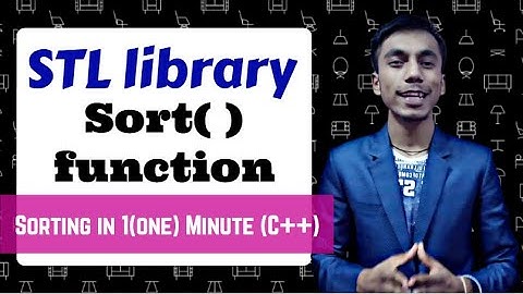 Sort() Function in C++ // STL Library  // C and C++ Special language Series // By Yogesh Bisht