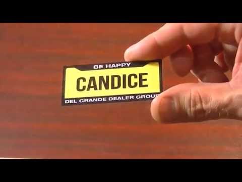 Image Tooth Shaped Name Badges