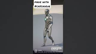 Created my very first walk cycle in #cascadeur | #ue5 #animation #unrealengine5 #gamedev #indiedev