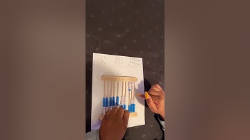 Adding and subtracting on a Base 5 and 10 Abacus