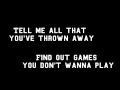 Capture de la vidéo The All American Rejects - Dirty Little Secret (Lyrics)