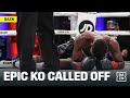 Referee Gets It WRONG! Ref Rules Out Epic KO