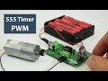 How To Make a PWM DC Motor Speed Controller using the 555 Timer IC