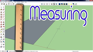 How To Measure Sides/Lines in Sketchup