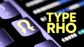 How to type Rho Symbol in Word {2024}