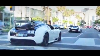 McLaren P1 and Bugatti Vitesse Take Over Beverly Hills!