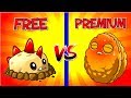 Plants vs Zombies 2 Explode O Nut VS Primal Potato Mine FREE vs PREMIUM