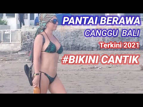 SITUASI OBJEK WISATA PANTAI BERAWA CANGGU BALI | KONDISI BALI SAAT INI