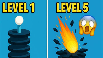 Stack ball 3d level 1-5 walkthrough