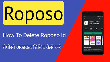 roposo account delete kaise kare hindi roposo account delete kaise karen