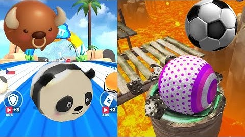 Racing Ball Master 3D vs Rollance Adventure Balls all level gameplay, Enjoy your life