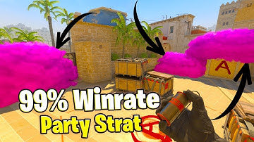 Cs2 Mirage 99% Winrate Party Strat!!