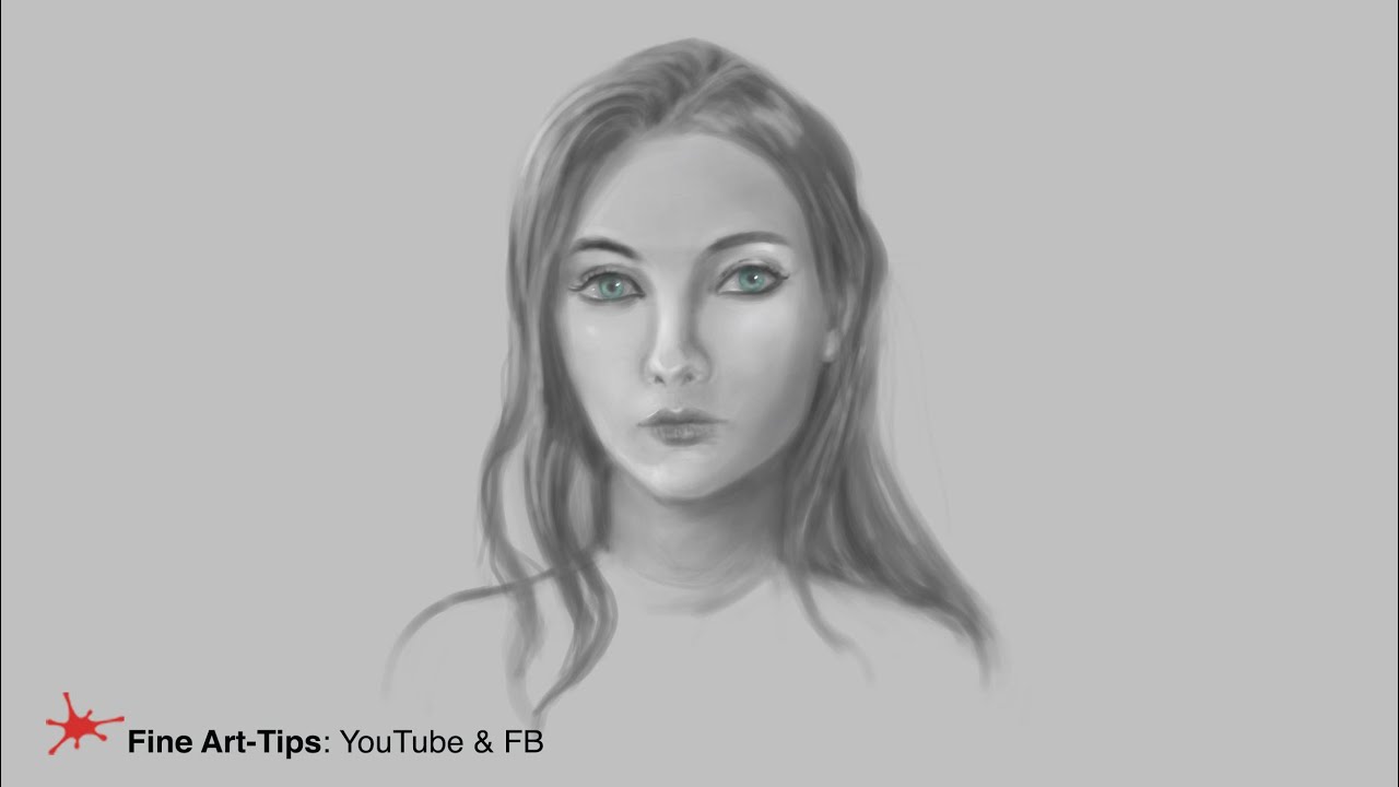Dibujar el rostro de una mujer