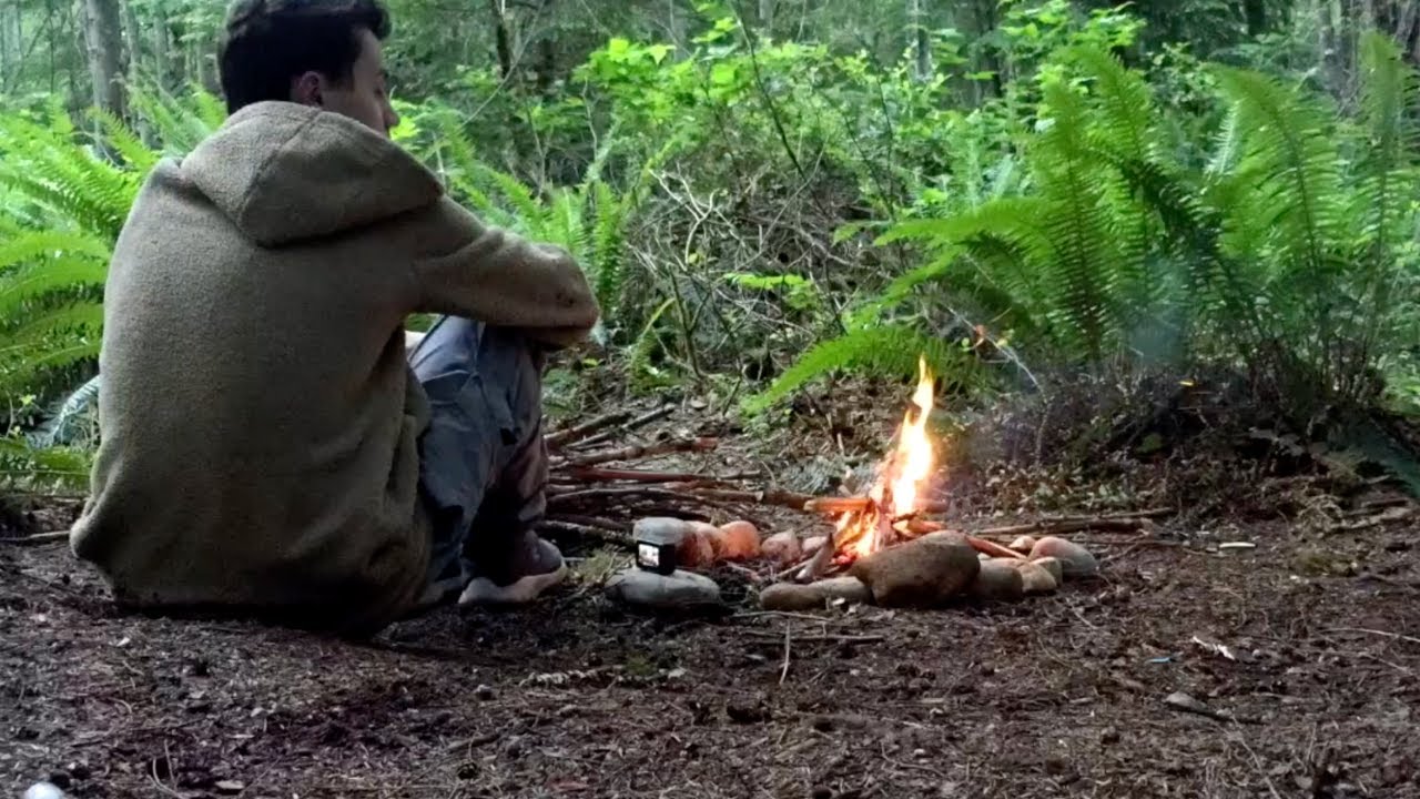 SOLO WILDERNESS BUSHCRAFT SURVIVAL CHALLENGE PART 2 YouTube