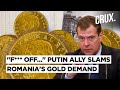 Exrussian president says romania not a nation rejects calls for moscow to returnseizedgold