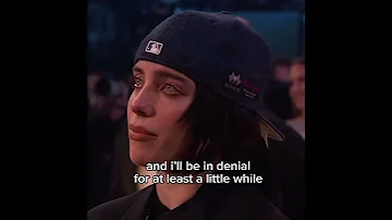 I Ll Be In Denial Edit Billieeilish Grammys Music Shorts Fyp 