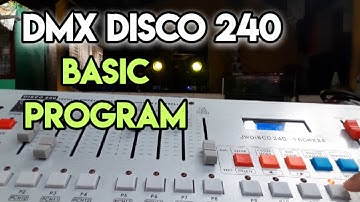 DMX disco 240 Basic Program with Beam 230